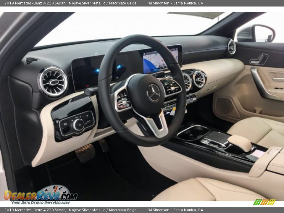 2019 Mercedes-Benz A 220 Sedan Mojave Silver Metallic / Macchiato Beige Photo #4