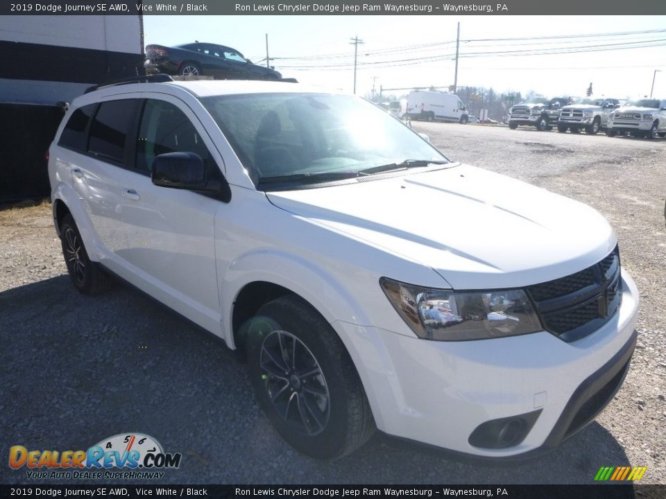 2019 Dodge Journey SE AWD Vice White / Black Photo #7