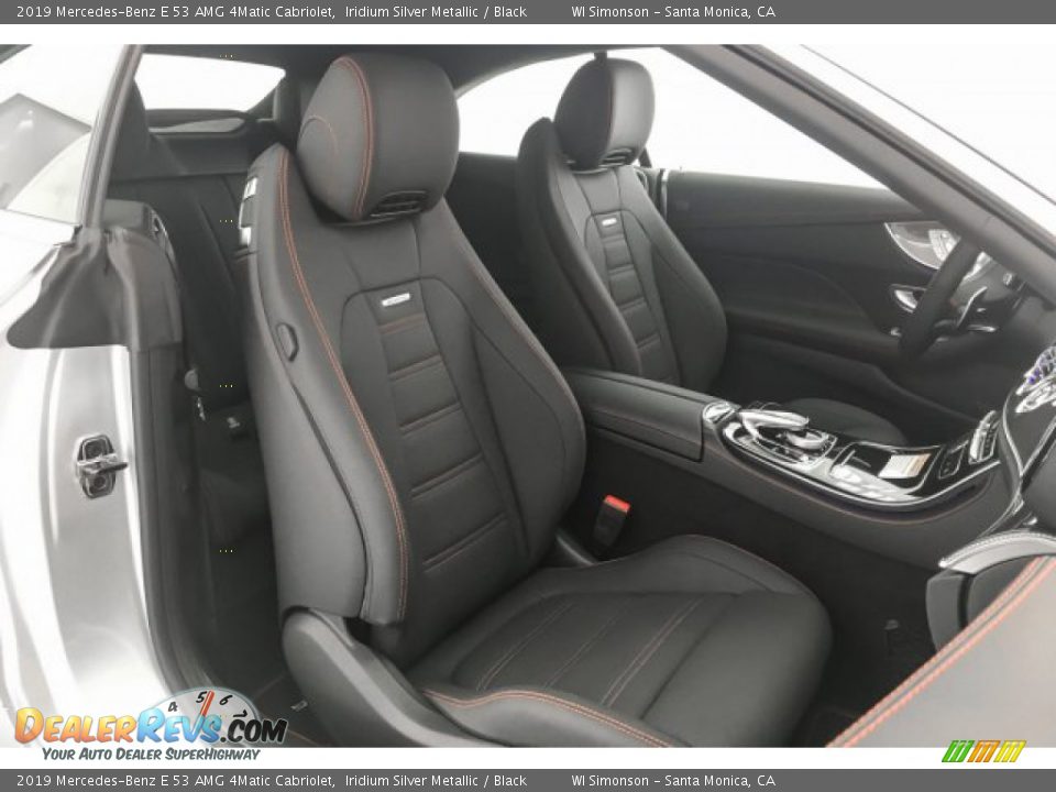 Black Interior - 2019 Mercedes-Benz E 53 AMG 4Matic Cabriolet Photo #5