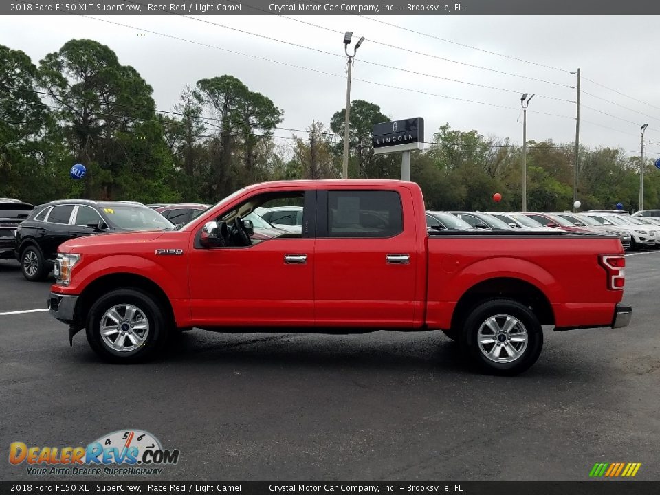 Race Red 2018 Ford F150 XLT SuperCrew Photo #2