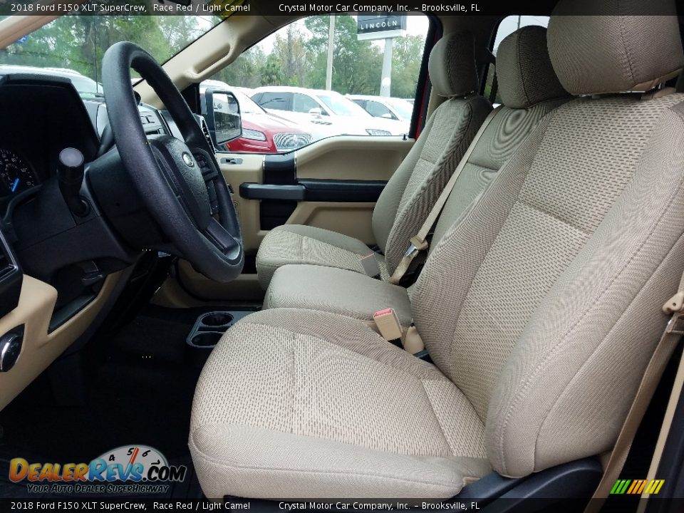 Front Seat of 2018 Ford F150 XLT SuperCrew Photo #9