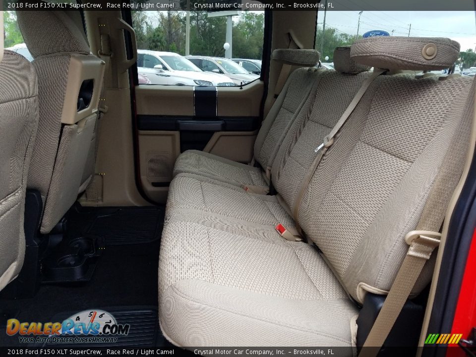 Rear Seat of 2018 Ford F150 XLT SuperCrew Photo #10
