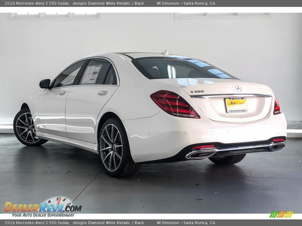 2019 Mercedes-Benz S 560 Sedan designo Diamond White Metallic / Black Photo #2