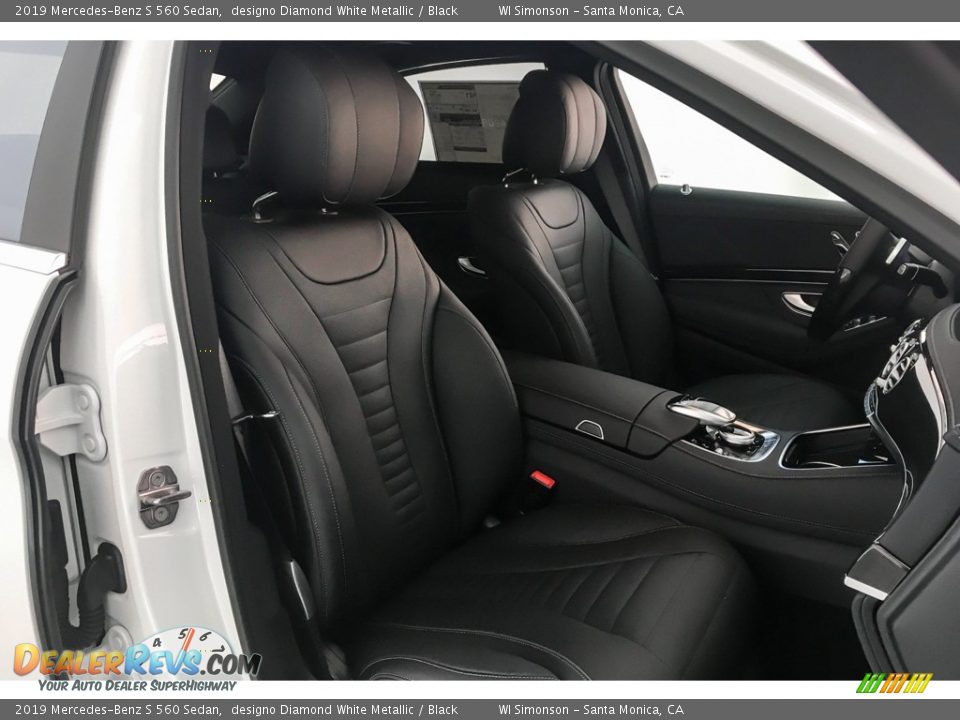 2019 Mercedes-Benz S 560 Sedan designo Diamond White Metallic / Black Photo #5