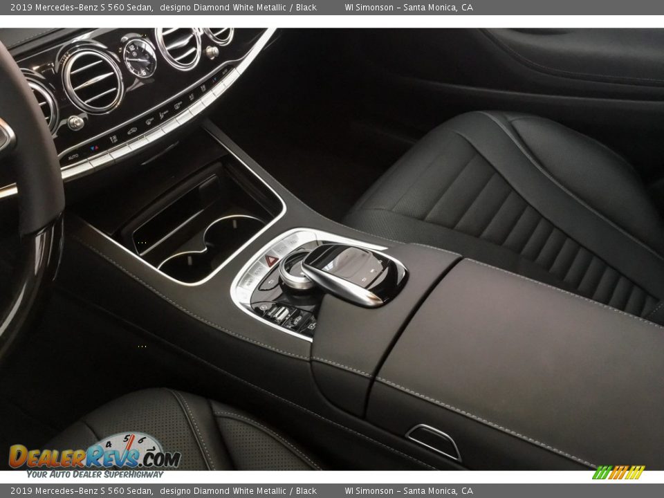 2019 Mercedes-Benz S 560 Sedan designo Diamond White Metallic / Black Photo #7