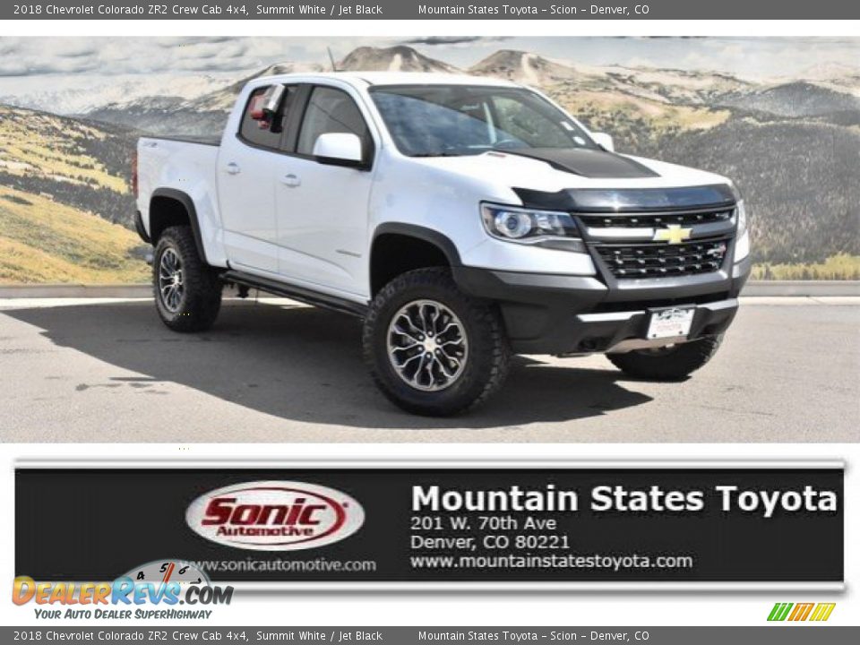 2018 Chevrolet Colorado ZR2 Crew Cab 4x4 Summit White / Jet Black Photo #1