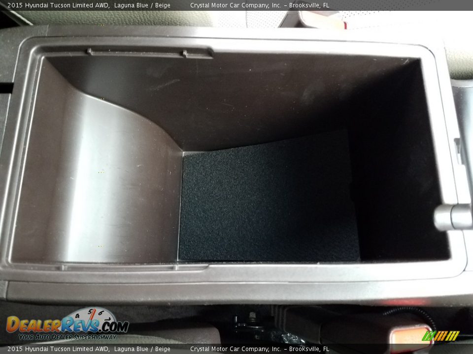 2015 Hyundai Tucson Limited AWD Laguna Blue / Beige Photo #18
