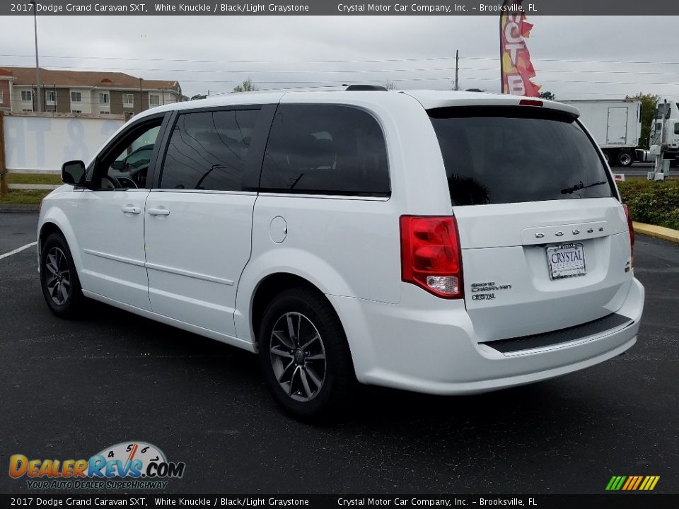 2017 Dodge Grand Caravan SXT White Knuckle / Black/Light Graystone Photo #3
