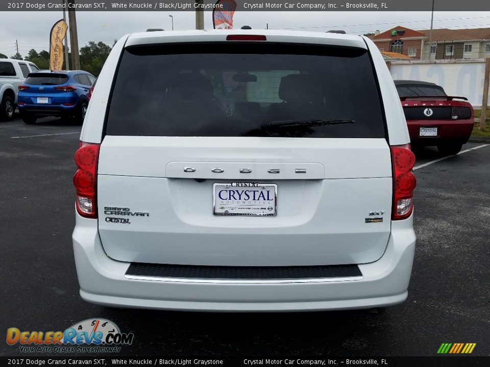 2017 Dodge Grand Caravan SXT White Knuckle / Black/Light Graystone Photo #4