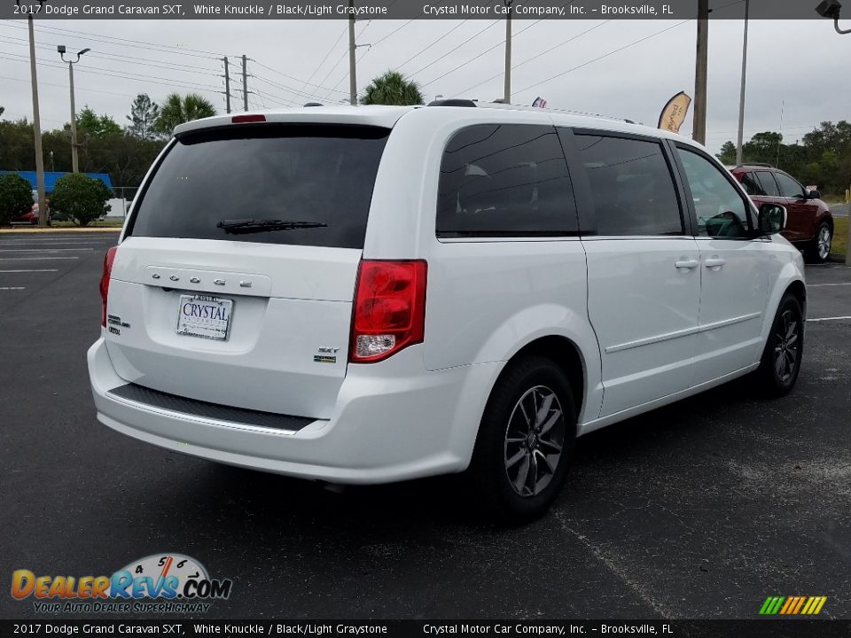 2017 Dodge Grand Caravan SXT White Knuckle / Black/Light Graystone Photo #5