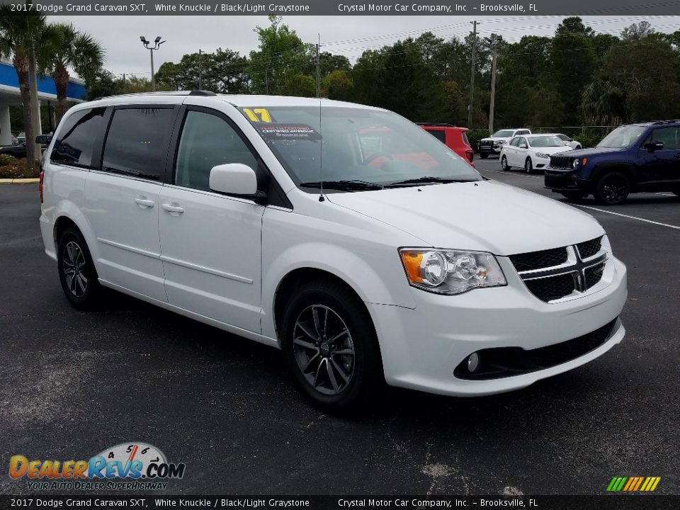 2017 Dodge Grand Caravan SXT White Knuckle / Black/Light Graystone Photo #7