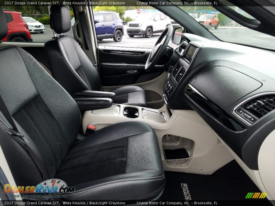 2017 Dodge Grand Caravan SXT White Knuckle / Black/Light Graystone Photo #12