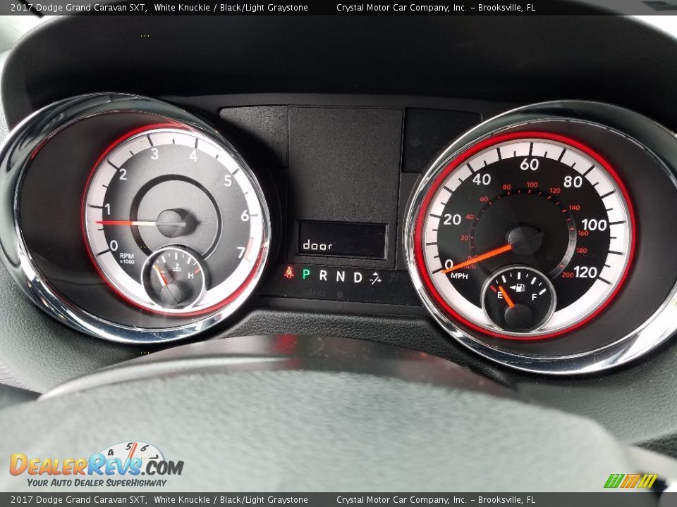 2017 Dodge Grand Caravan SXT White Knuckle / Black/Light Graystone Photo #14