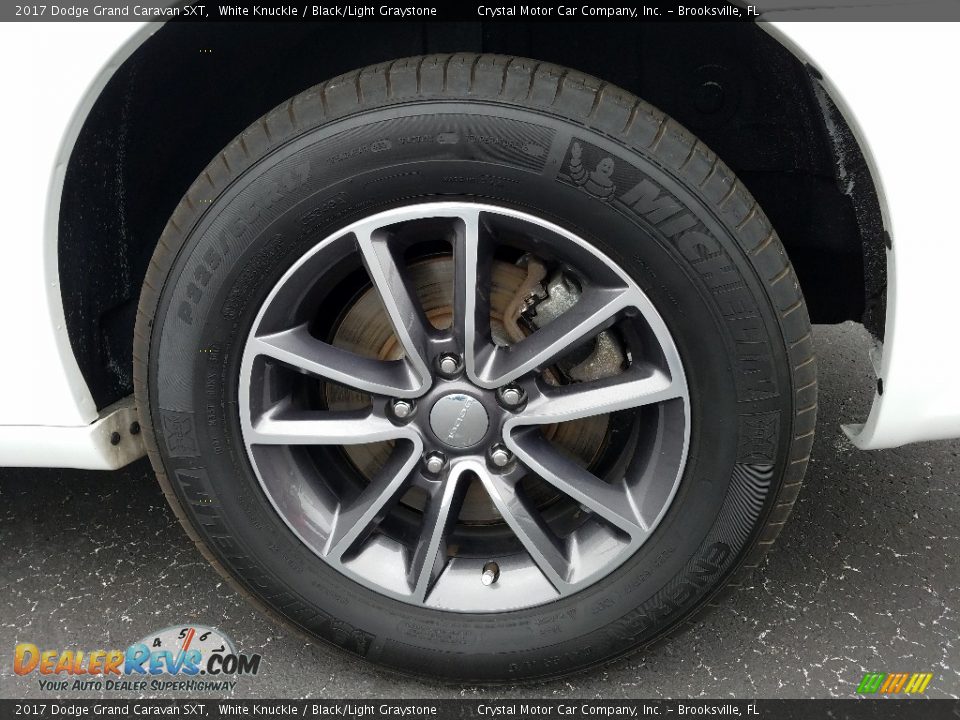 2017 Dodge Grand Caravan SXT White Knuckle / Black/Light Graystone Photo #20