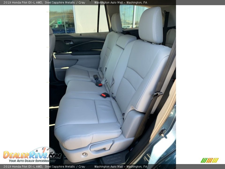 2019 Honda Pilot EX-L AWD Steel Sapphire Metallic / Gray Photo #18