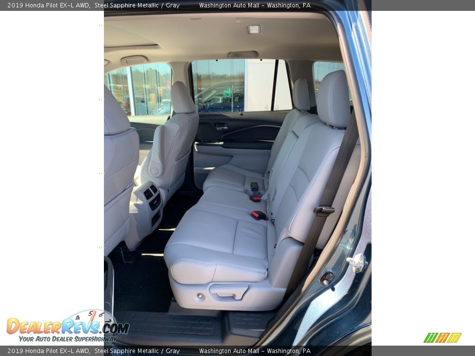 2019 Honda Pilot EX-L AWD Steel Sapphire Metallic / Gray Photo #19