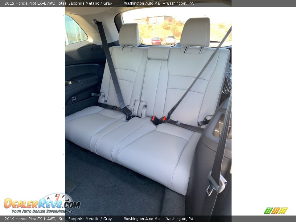 2019 Honda Pilot EX-L AWD Steel Sapphire Metallic / Gray Photo #21