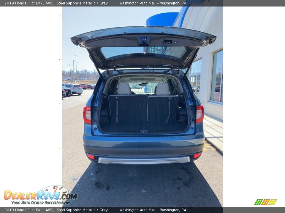 2019 Honda Pilot EX-L AWD Steel Sapphire Metallic / Gray Photo #22