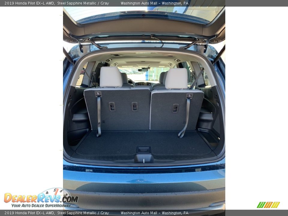 2019 Honda Pilot EX-L AWD Steel Sapphire Metallic / Gray Photo #23