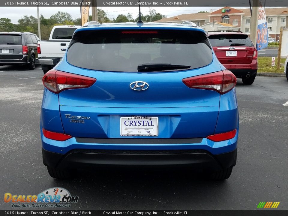 2016 Hyundai Tucson SE Caribbean Blue / Black Photo #4