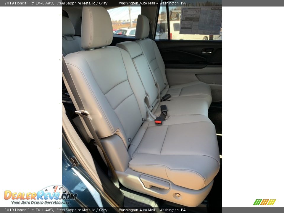 2019 Honda Pilot EX-L AWD Steel Sapphire Metallic / Gray Photo #27