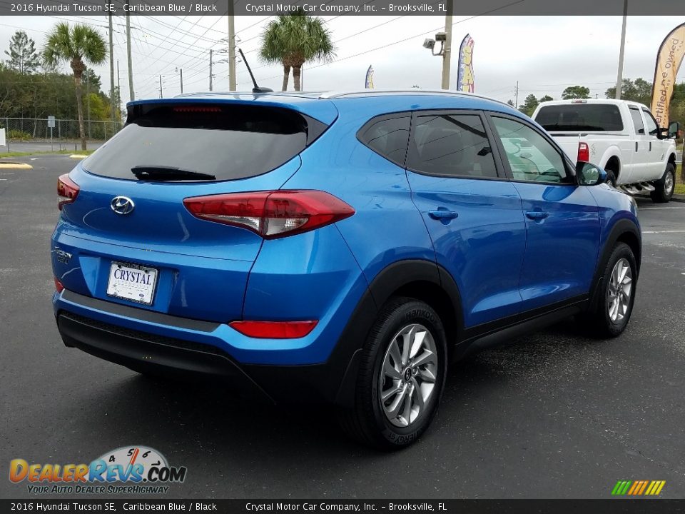 2016 Hyundai Tucson SE Caribbean Blue / Black Photo #5