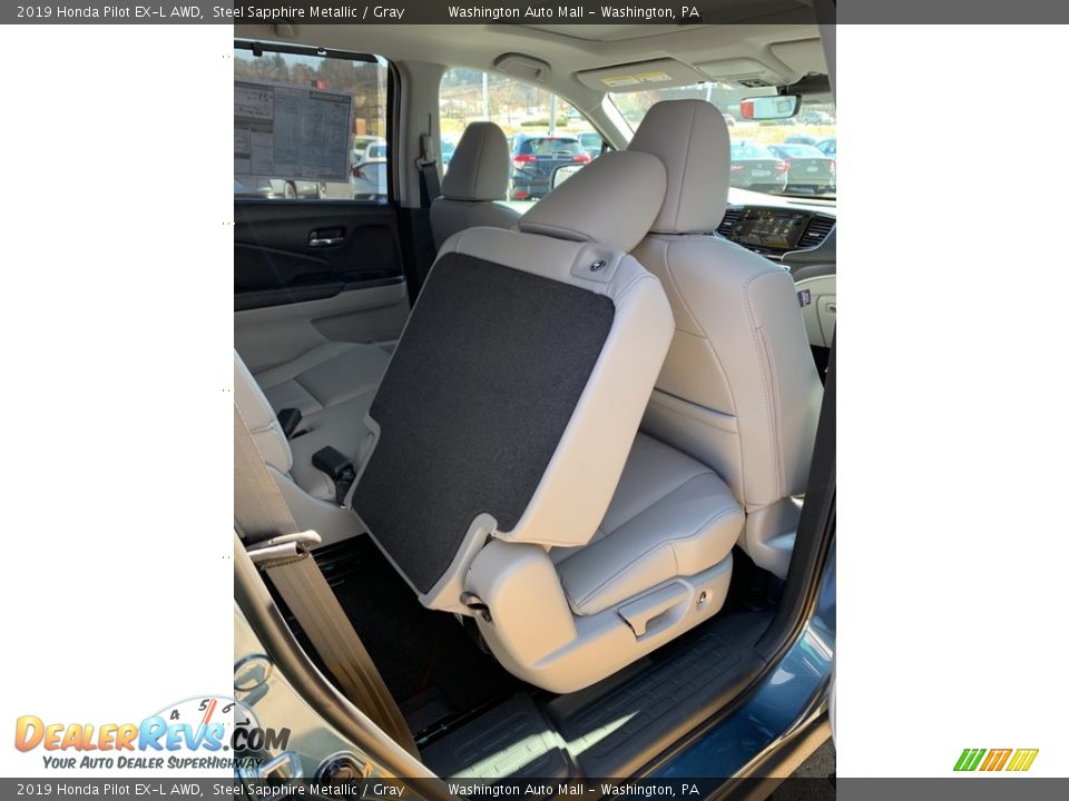 2019 Honda Pilot EX-L AWD Steel Sapphire Metallic / Gray Photo #28