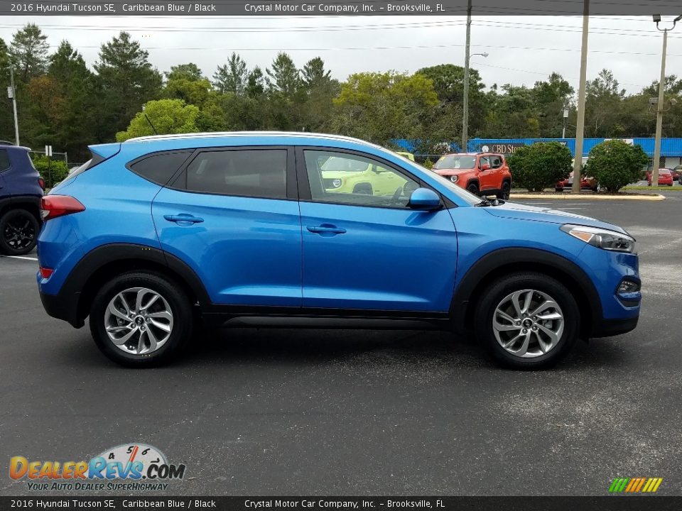 2016 Hyundai Tucson SE Caribbean Blue / Black Photo #6