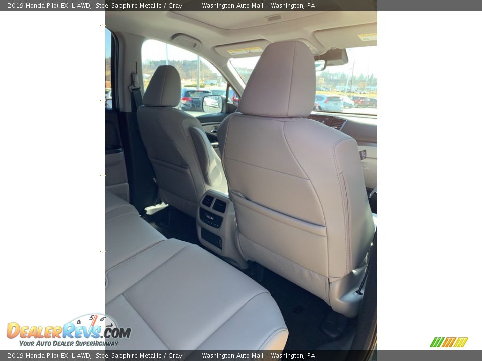 2019 Honda Pilot EX-L AWD Steel Sapphire Metallic / Gray Photo #30