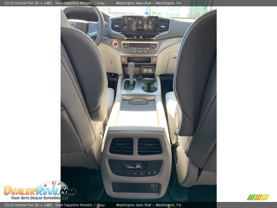 2019 Honda Pilot EX-L AWD Steel Sapphire Metallic / Gray Photo #31