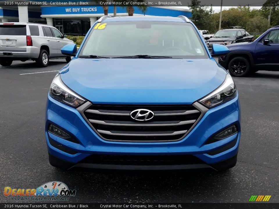 2016 Hyundai Tucson SE Caribbean Blue / Black Photo #8