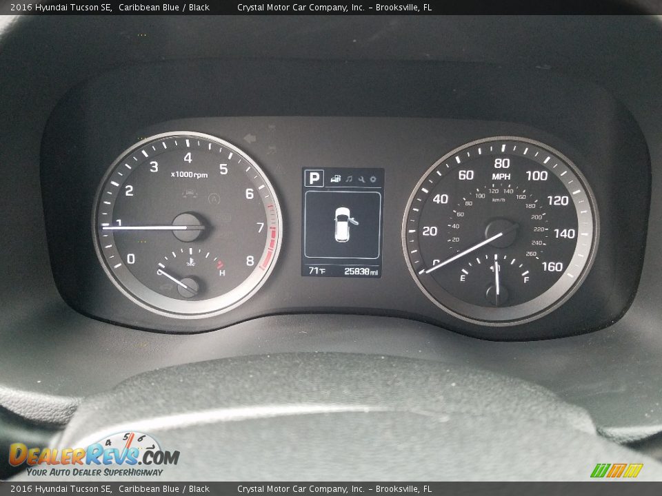 2016 Hyundai Tucson SE Caribbean Blue / Black Photo #14