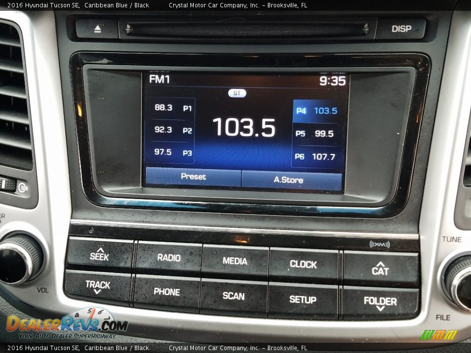 2016 Hyundai Tucson SE Caribbean Blue / Black Photo #15