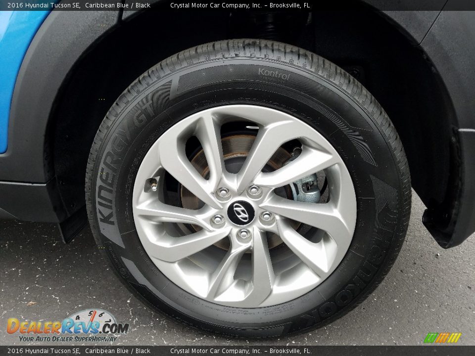 2016 Hyundai Tucson SE Caribbean Blue / Black Photo #20