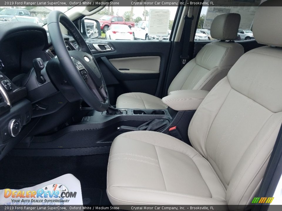 Front Seat of 2019 Ford Ranger Lariat SuperCrew Photo #9