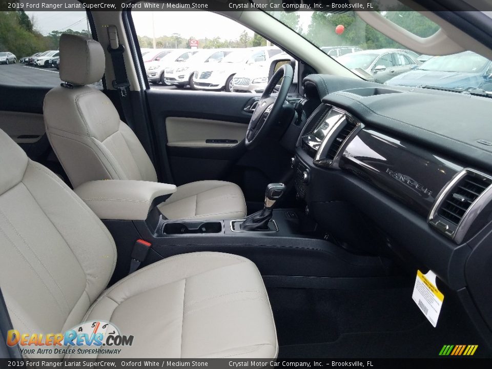 Front Seat of 2019 Ford Ranger Lariat SuperCrew Photo #12