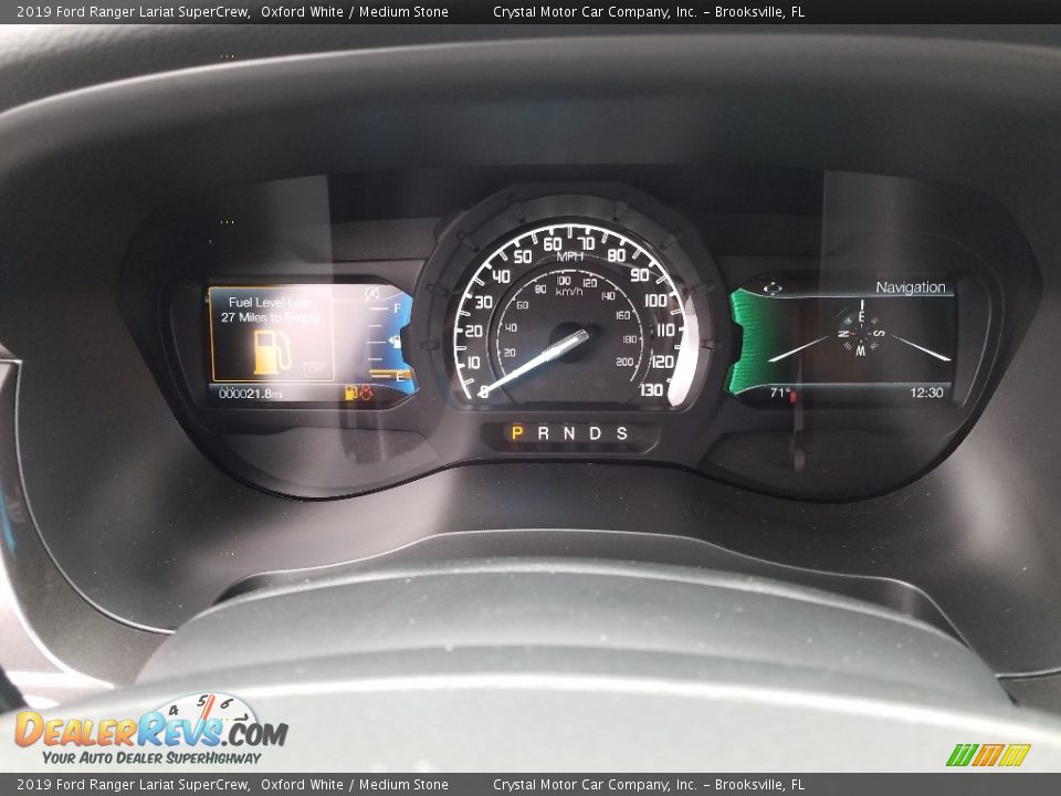 2019 Ford Ranger Lariat SuperCrew Gauges Photo #14