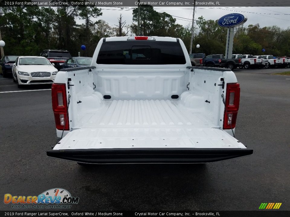 2019 Ford Ranger Lariat SuperCrew Oxford White / Medium Stone Photo #19