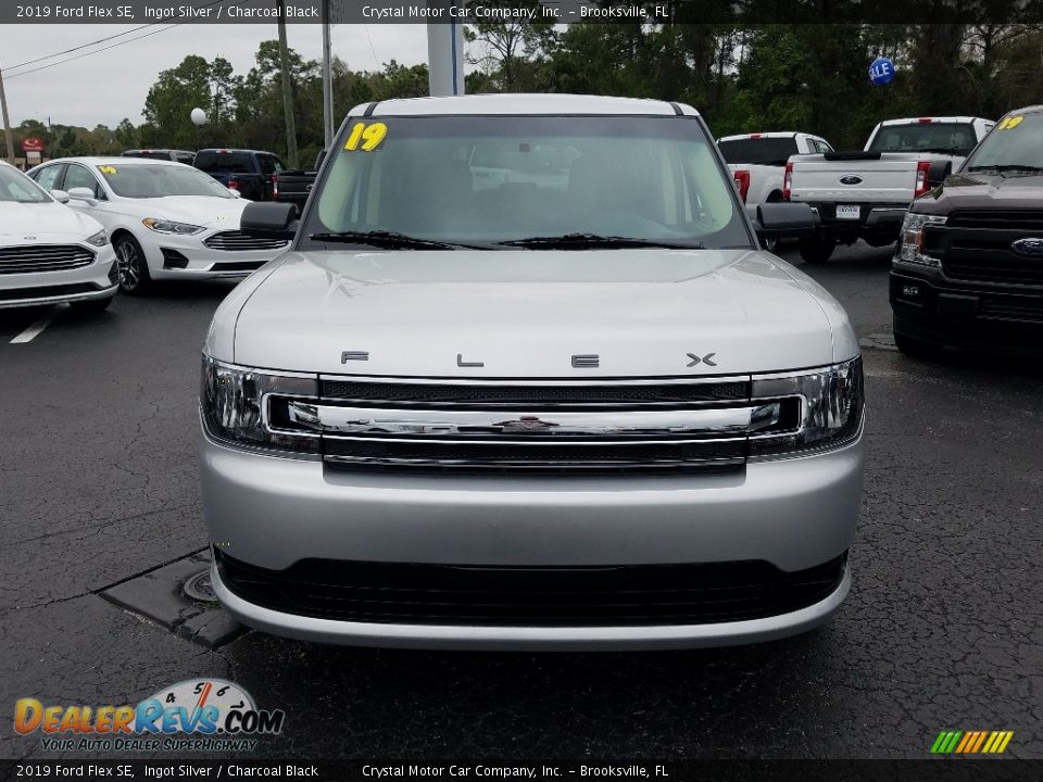 2019 Ford Flex SE Ingot Silver / Charcoal Black Photo #8