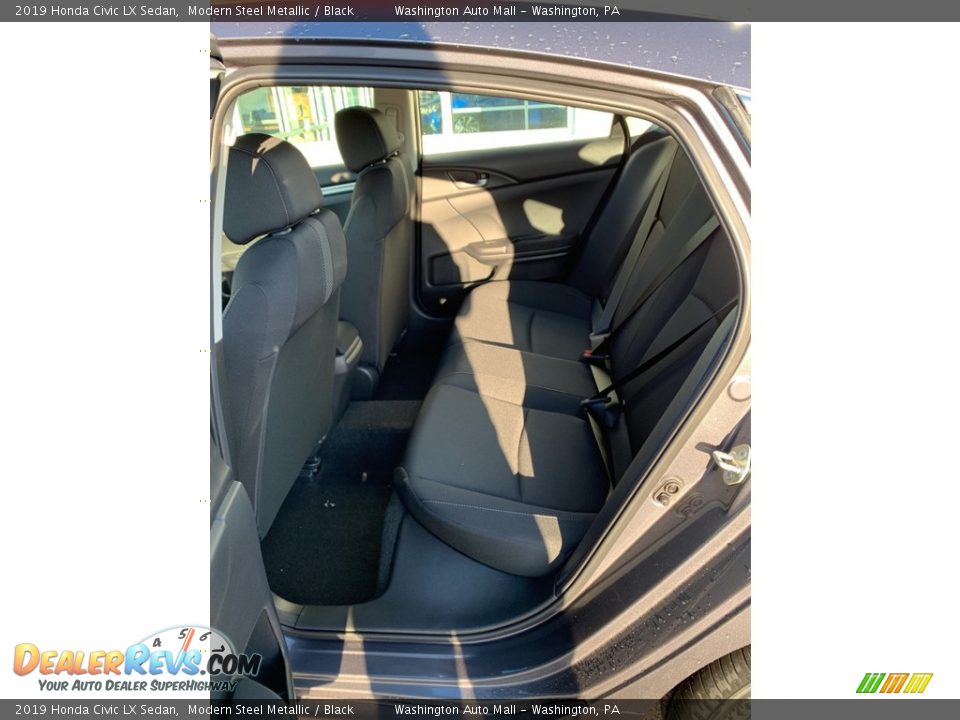 2019 Honda Civic LX Sedan Modern Steel Metallic / Black Photo #19