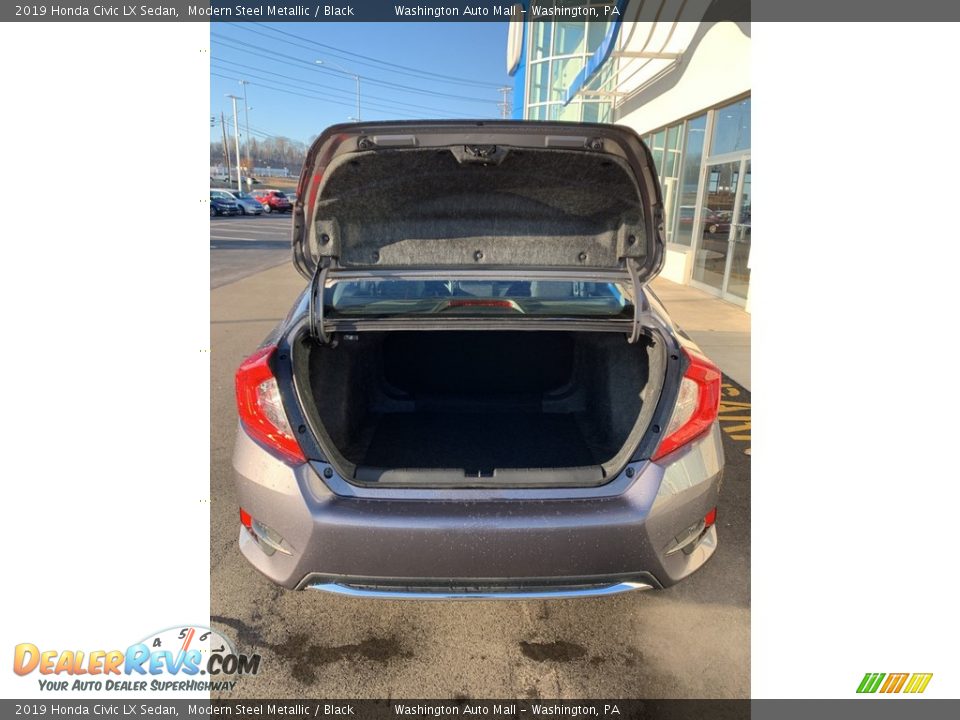 2019 Honda Civic LX Sedan Modern Steel Metallic / Black Photo #20