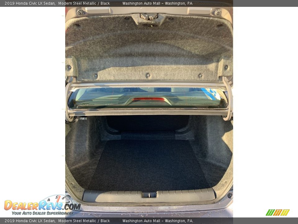 2019 Honda Civic LX Sedan Modern Steel Metallic / Black Photo #21