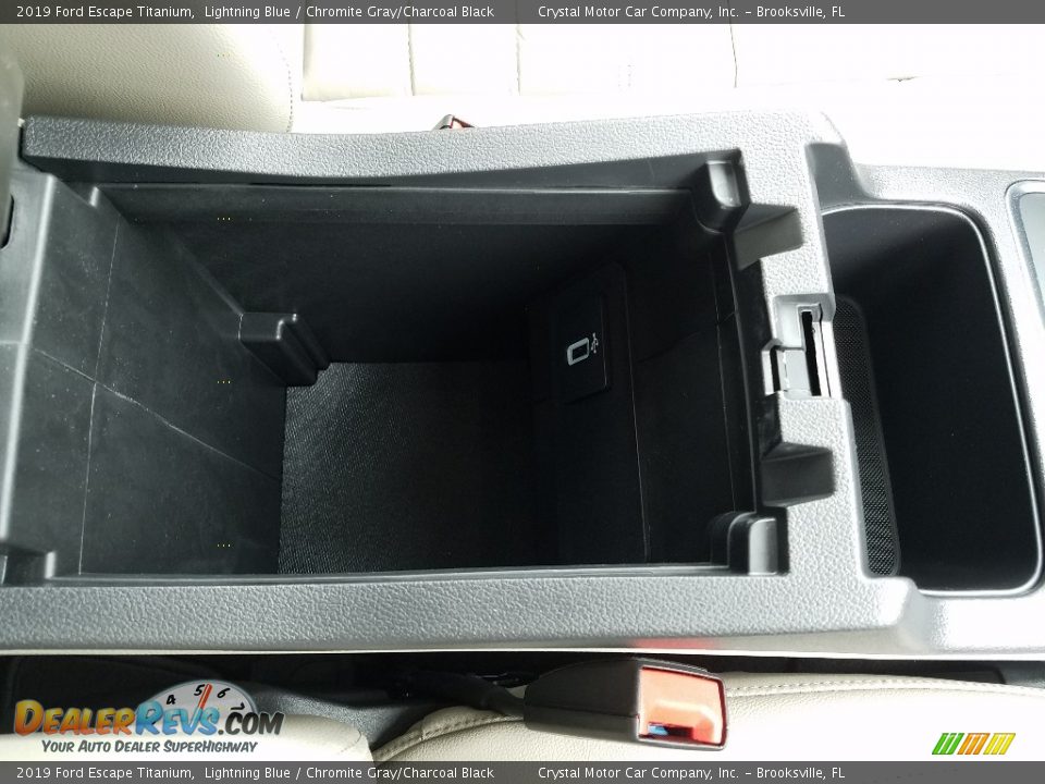 2019 Ford Escape Titanium Lightning Blue / Chromite Gray/Charcoal Black Photo #18