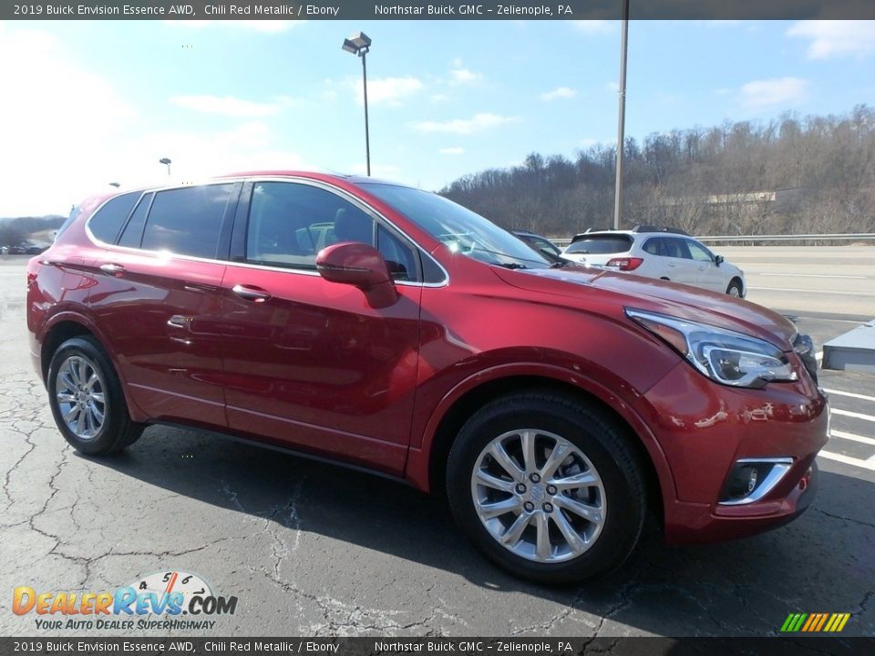 2019 Buick Envision Essence AWD Chili Red Metallic / Ebony Photo #3