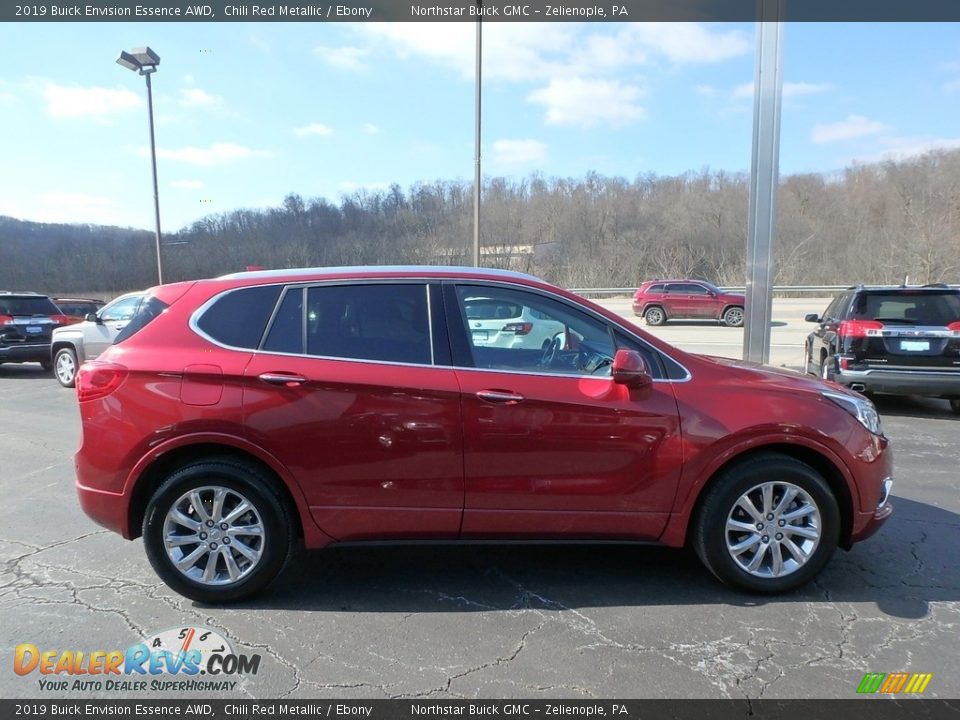 2019 Buick Envision Essence AWD Chili Red Metallic / Ebony Photo #4