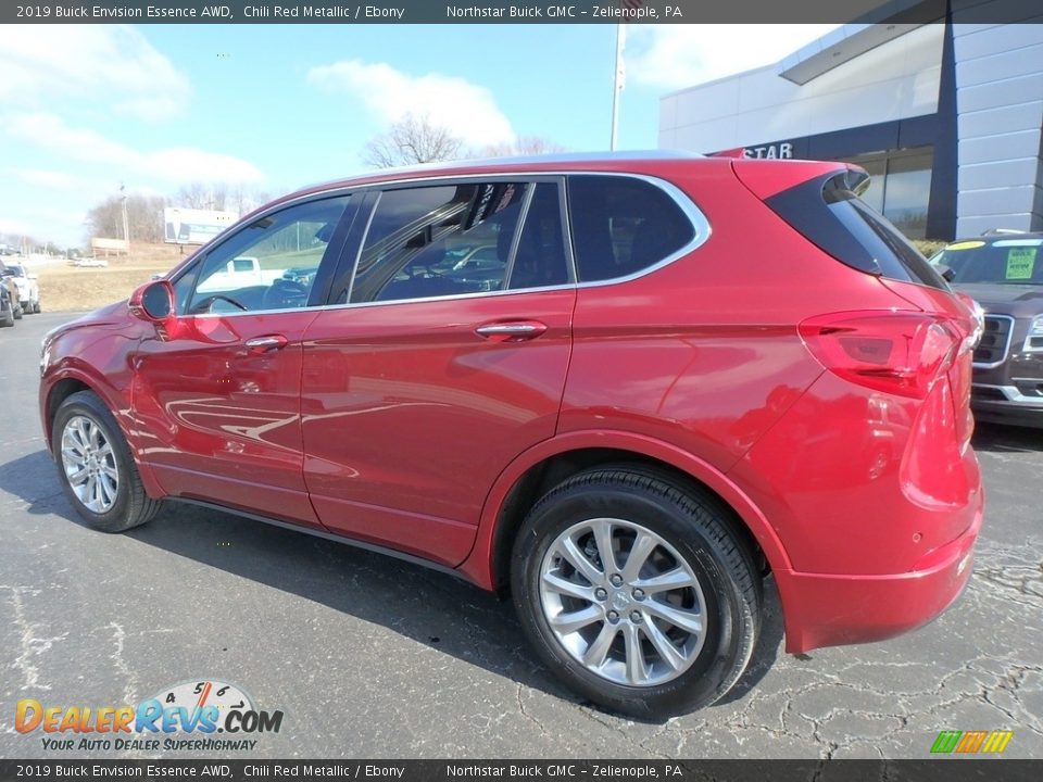 2019 Buick Envision Essence AWD Chili Red Metallic / Ebony Photo #8