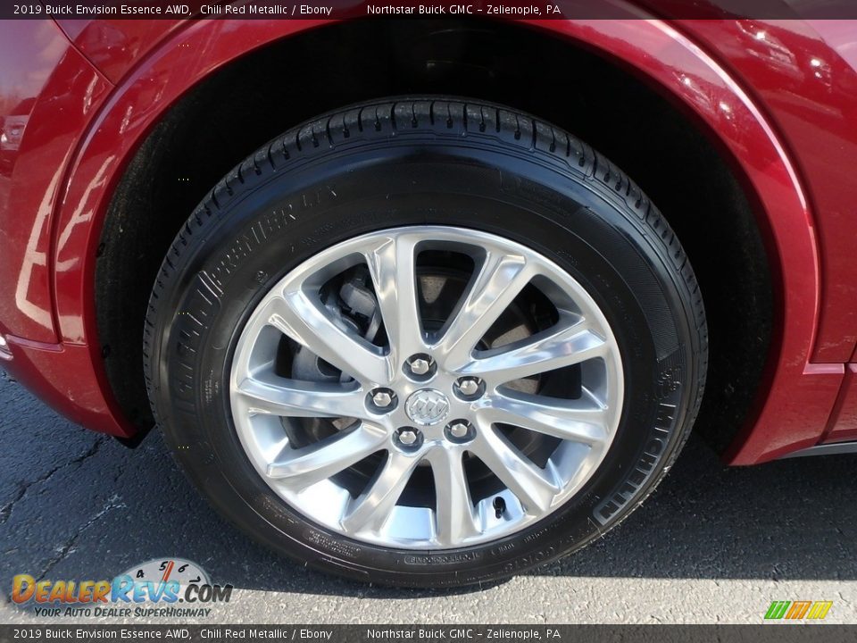 2019 Buick Envision Essence AWD Chili Red Metallic / Ebony Photo #10