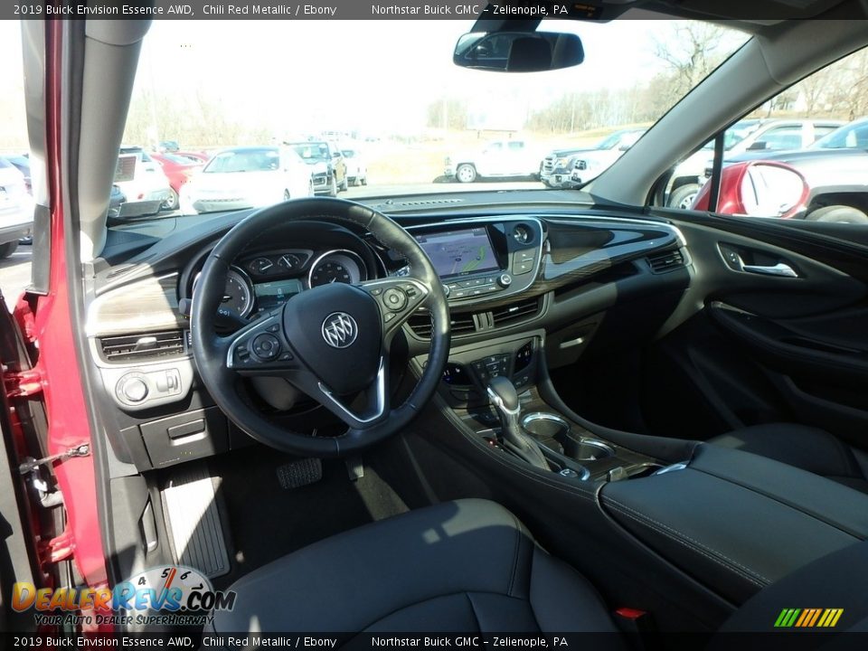 2019 Buick Envision Essence AWD Chili Red Metallic / Ebony Photo #13