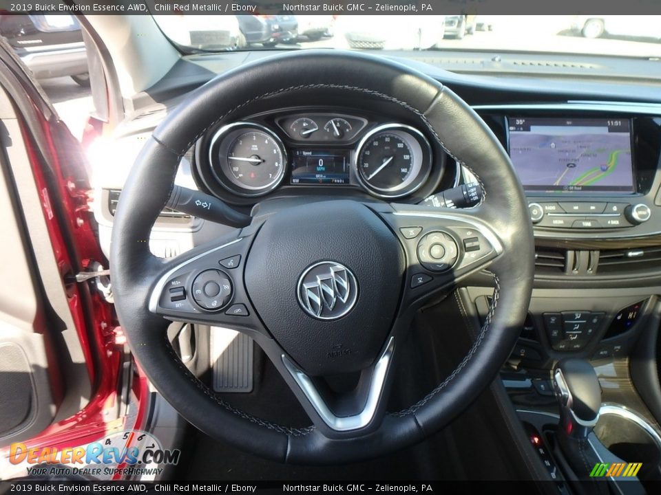 2019 Buick Envision Essence AWD Chili Red Metallic / Ebony Photo #17