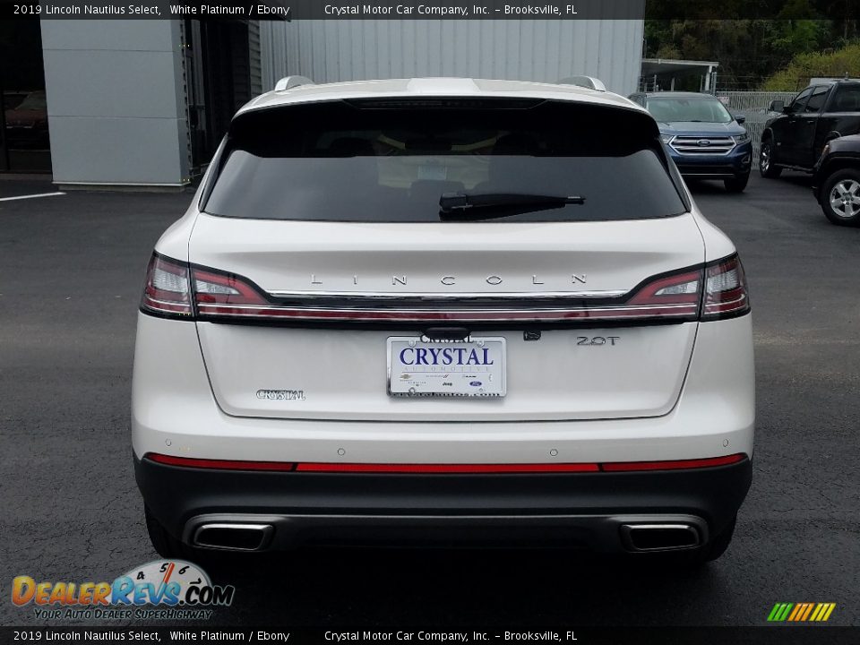 2019 Lincoln Nautilus Select White Platinum / Ebony Photo #4